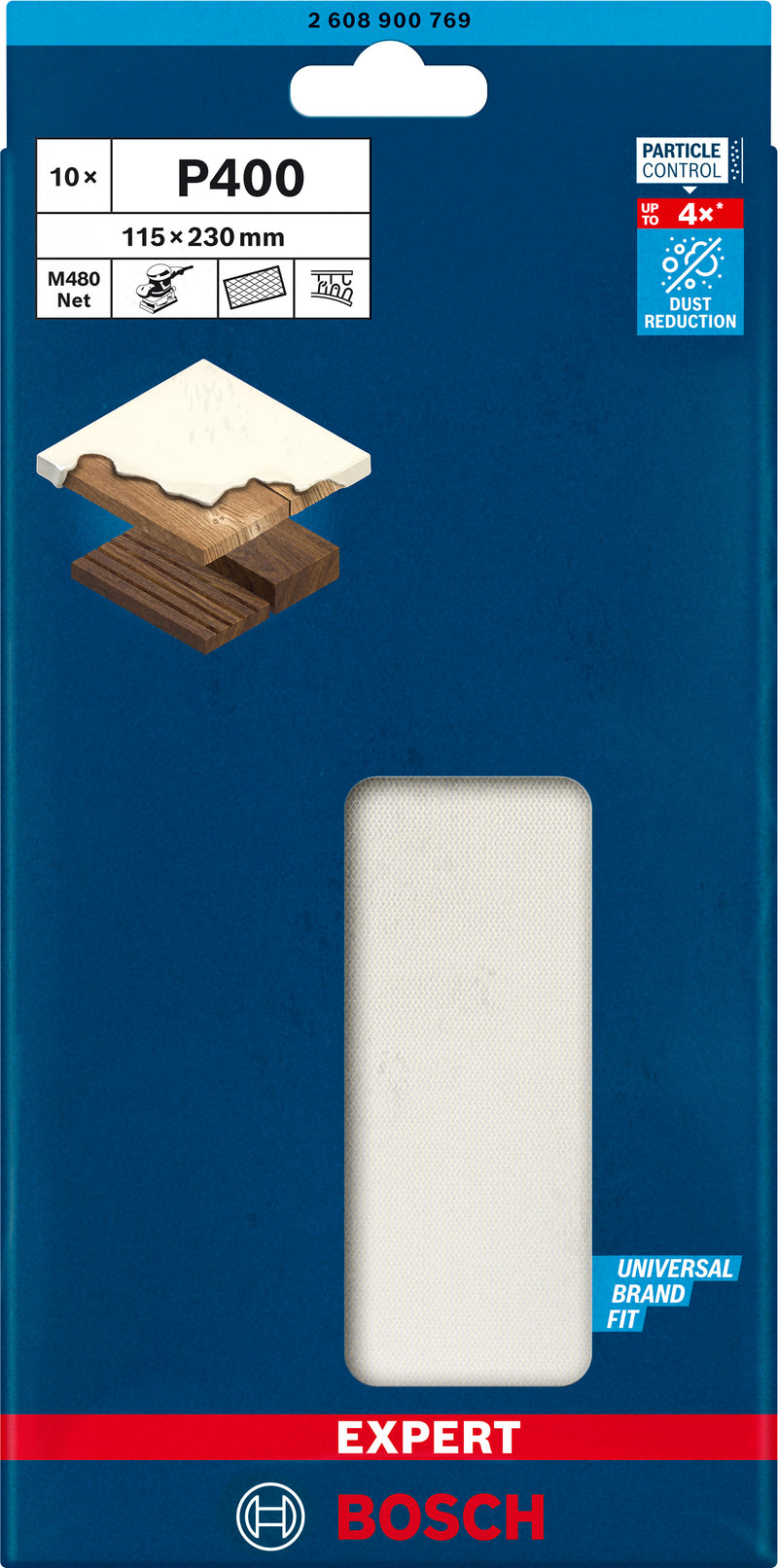 Bosch EX 10 foi abrasivo M480 115x230mm,G400