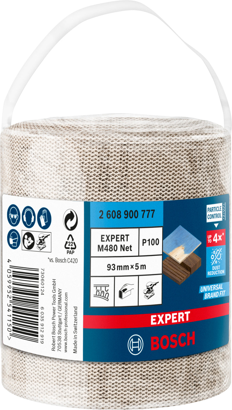 Conjunto de lixas Bosch M480,93mmX5m,100,1