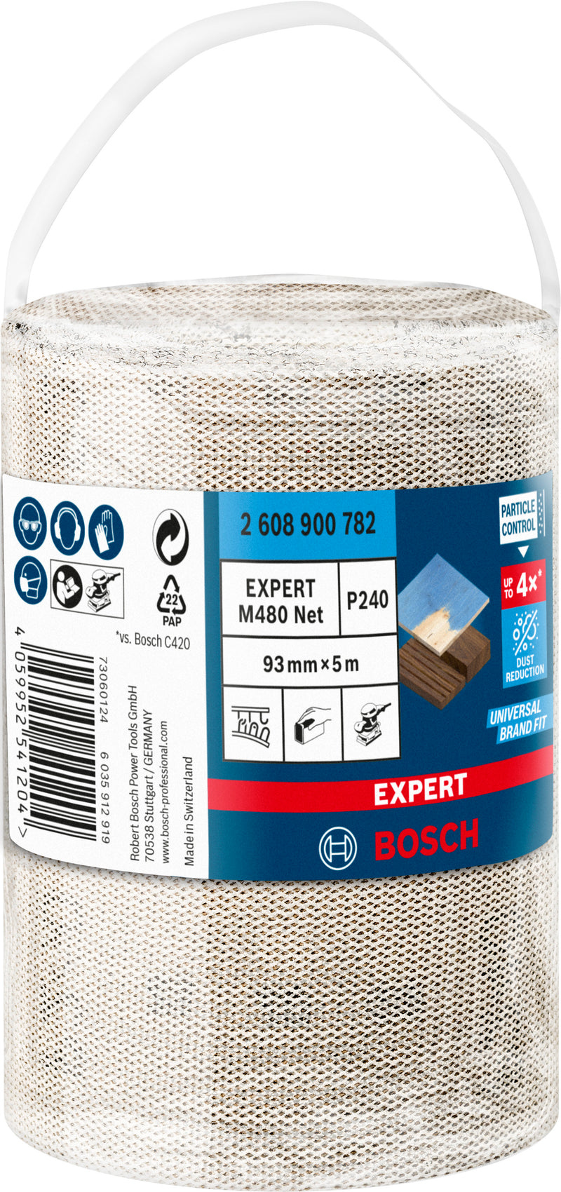Bosch Set Of Sanding Papers M480,93mmX5m,240,1