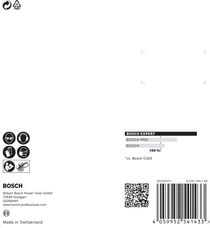 Bosch Sanding Sheet ExC470,G80,125mm