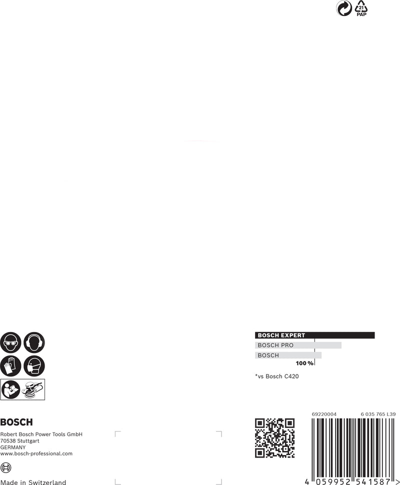 Bosch Sanding Sheet ExC470,G400,125mm