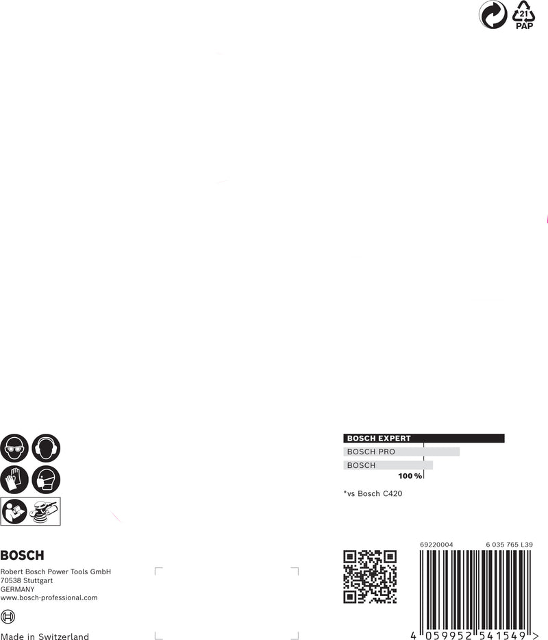 Bosch Sanding Sheet ExC470,G100,150mm