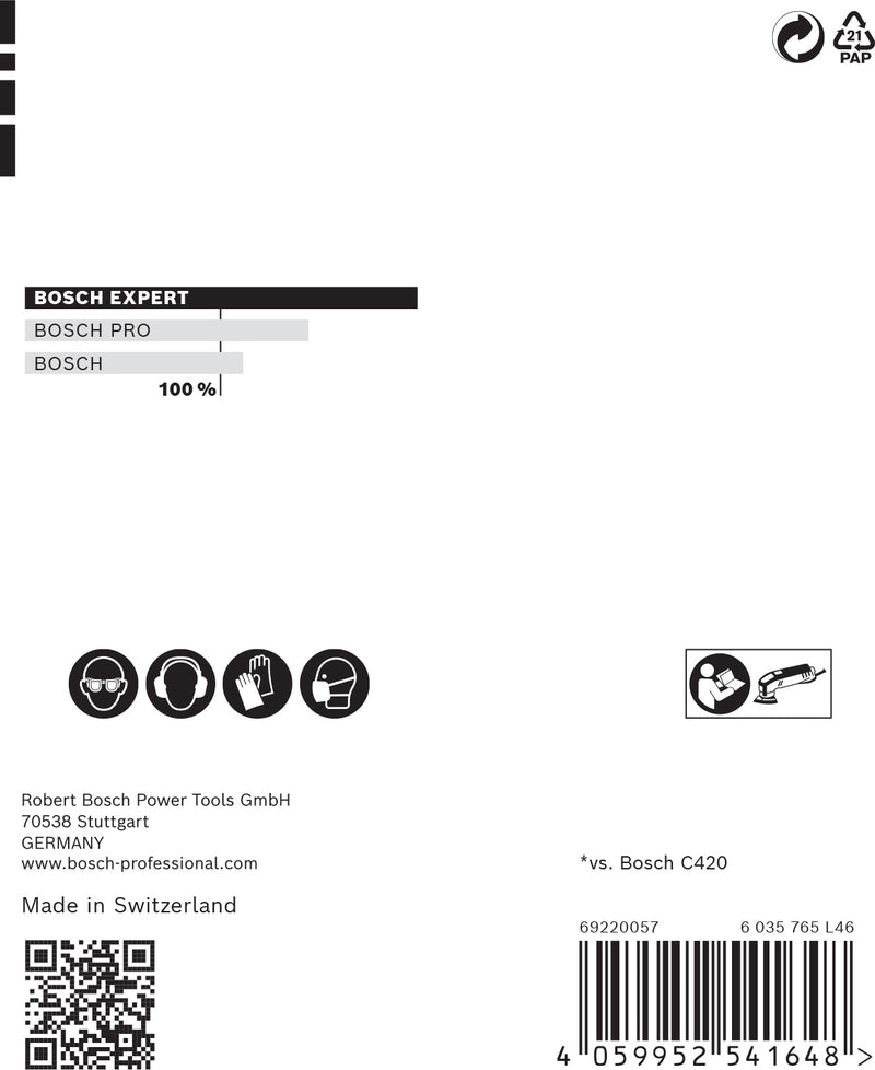 Bosch Sanding Sheet ExC470,G100,93x93mm