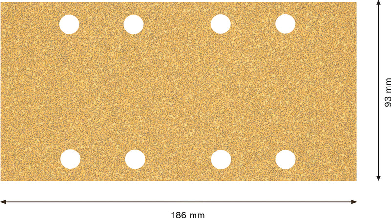 Bosch Sanding Sheet ExC470,G40,93x186mm