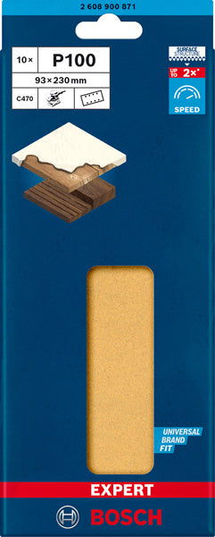 Bosch Sanding Sheet ExC470,G100,93x230mm