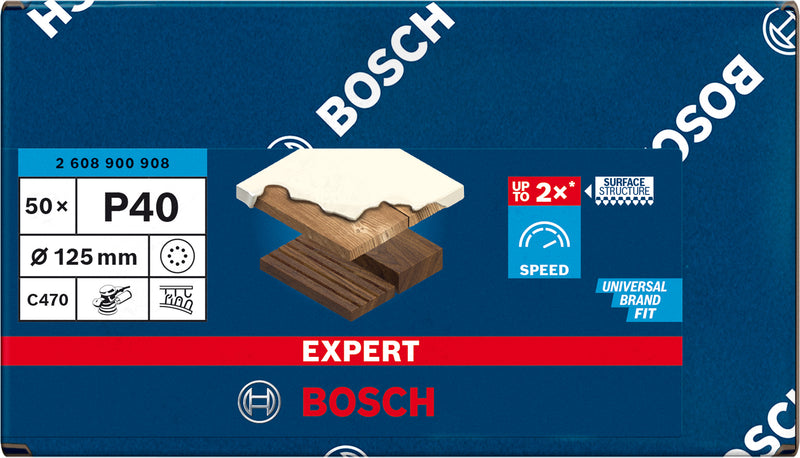 Bosch Sanding Sheet ExC470,G40,125mm