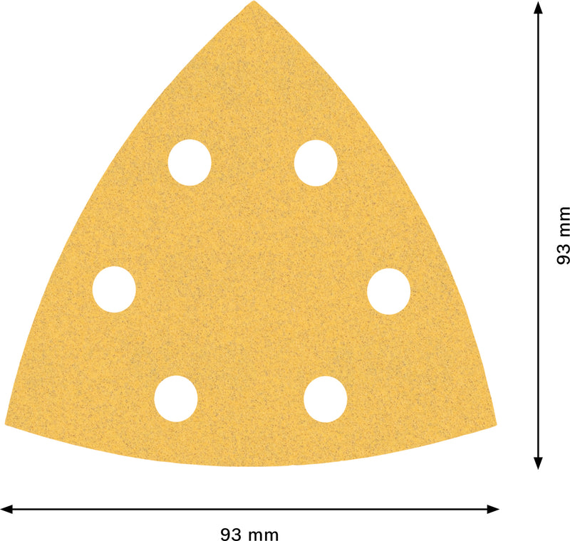 Bosch Sanding Sheet ExC470,G120,93x93mm
