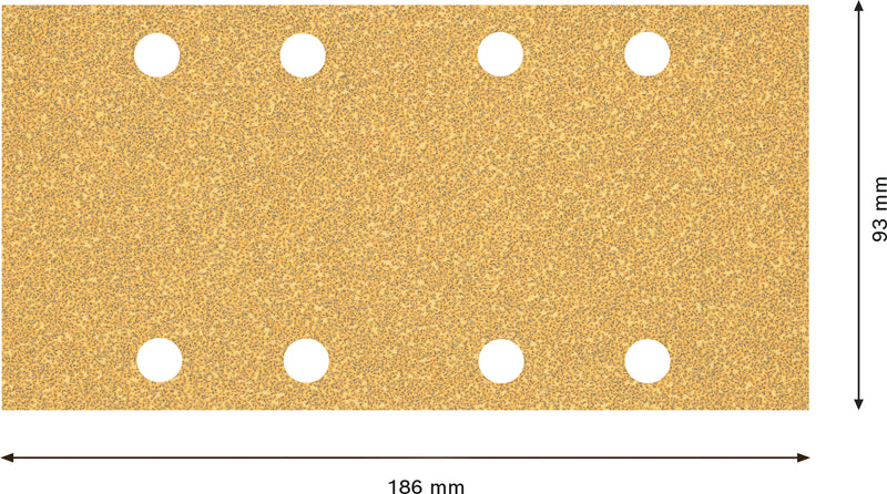 Bosch Sanding Sheet ExC470,G40,93x186mm