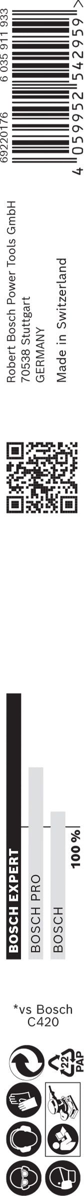 Bosch Sanding Sheet ExC470,G40,230x280mm