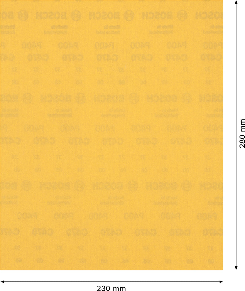 Bosch Sanding Sheet ExC470,400,230x280mm