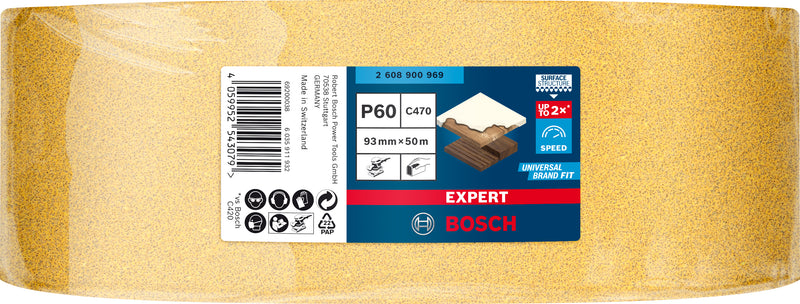 Bosch Sanding Sheet ExC470,G60,93mmx50m