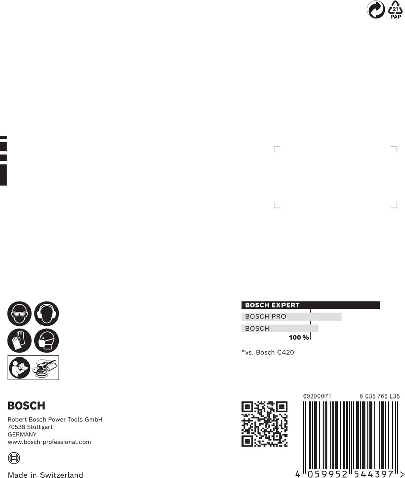 Bosch Sanding Sheet ExC470,Set,125mm