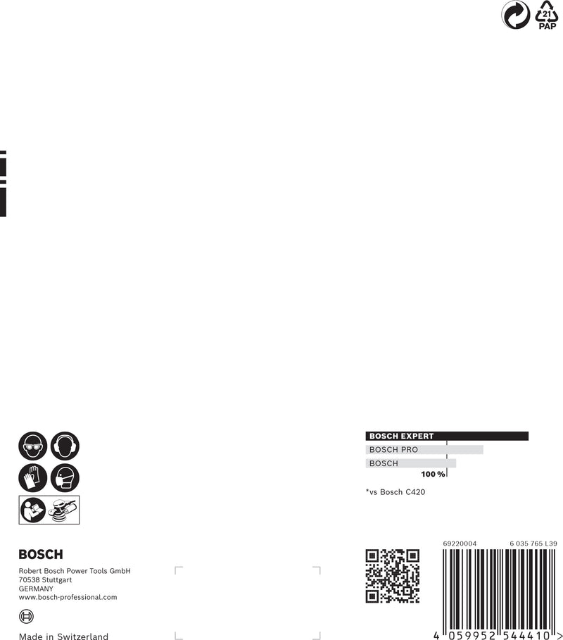 Bosch Sanding Sheet ExC470,G60,150mm