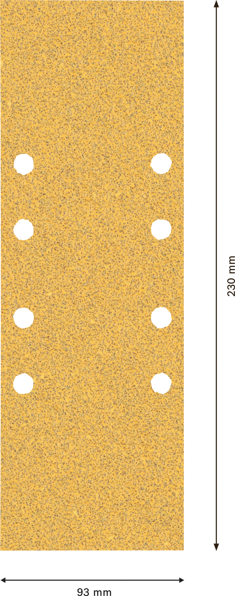 Juego de hojas de lija Bosch Ex C470 de 93 x 230 mm