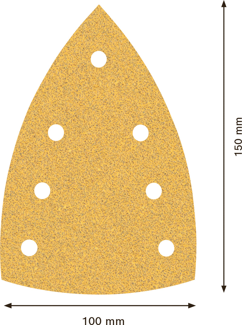 Folha de lixa Bosch ExC470,G60,100x150mm