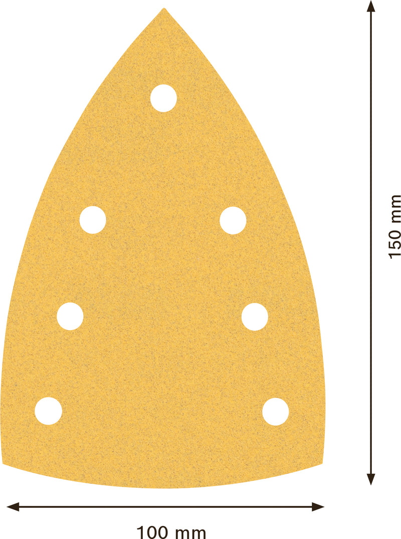 Folha de lixa Bosch ExC470,120,100x150mm