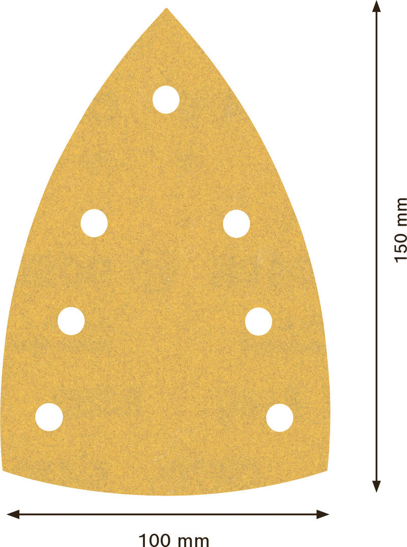 Folha de lixa Bosch ExC470,180,100x150mm