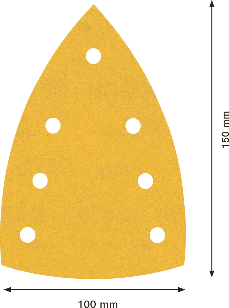 Folha de lixa Bosch ExC470,240,100x150mm