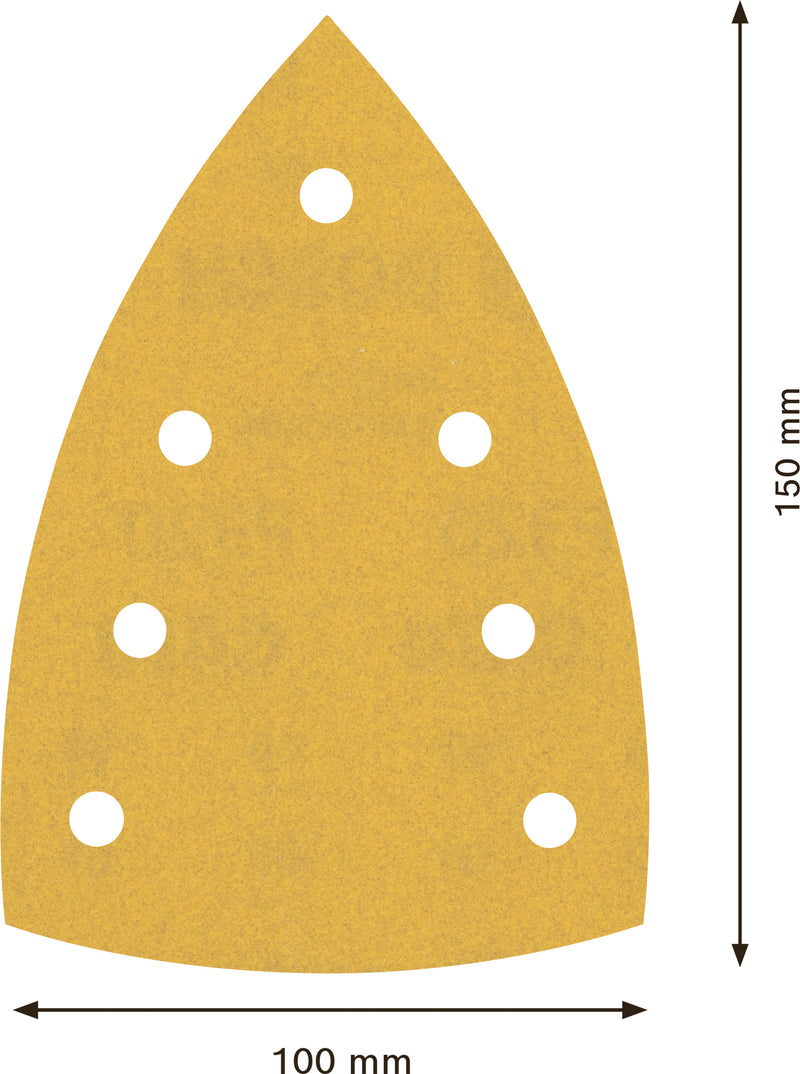 Folha de lixa Bosch ExC470,320,100x150mm