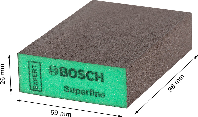 Abrasivos de espuma Bosch Ex,Std,Bloque,SF,50x