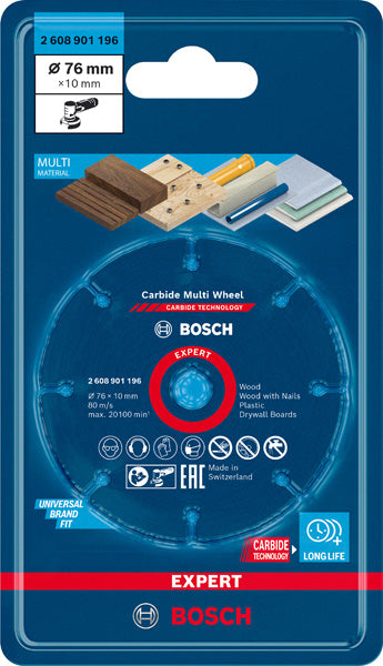 Disco de corte Bosch RBE- 1ER 76x10mm