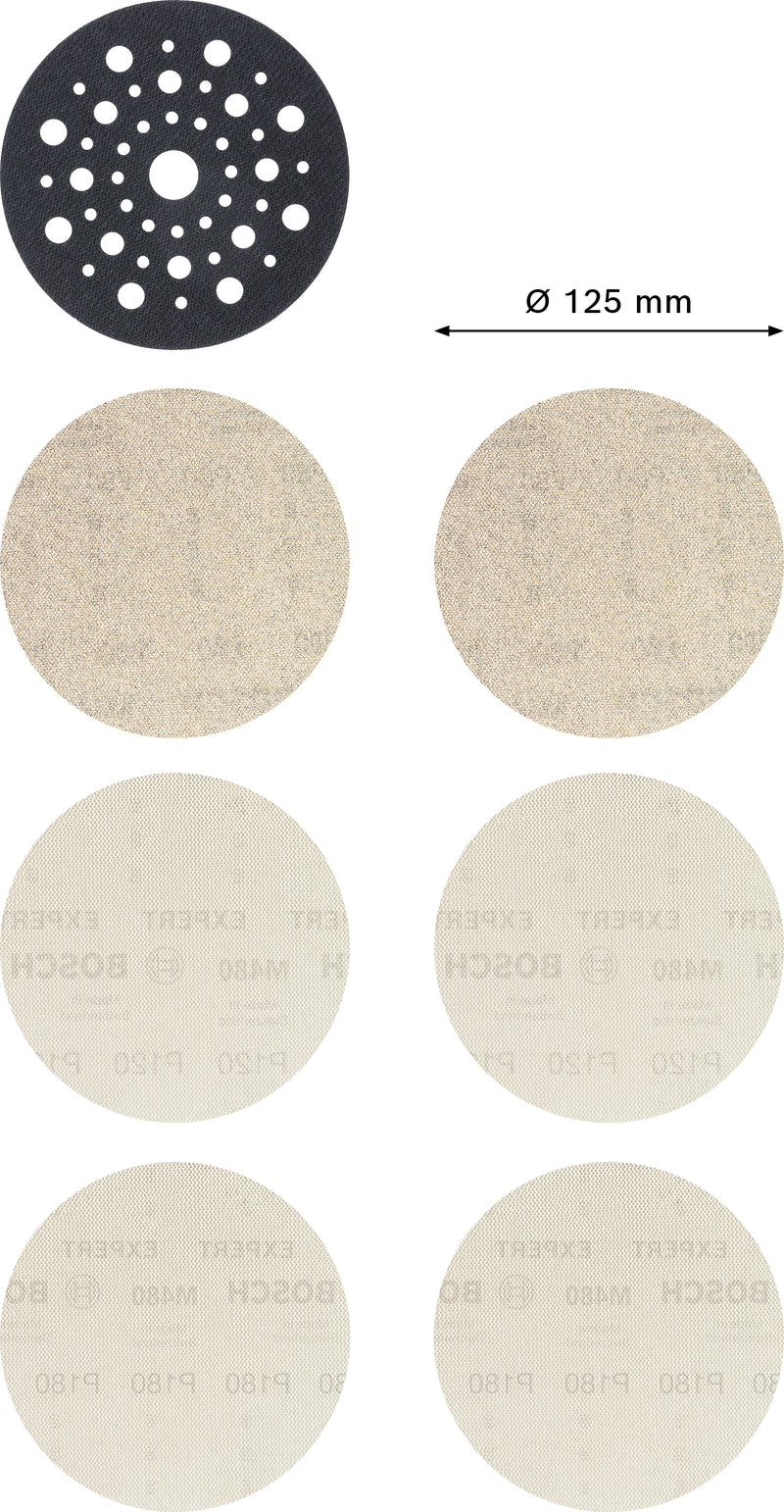 Bosch Set Of Sanding Papers M480+Saver,125mm,S