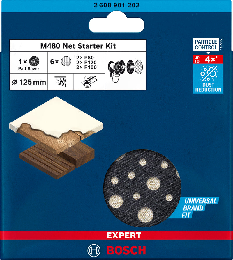 Bosch Set Of Sanding Papers M480+Saver,125mm,S