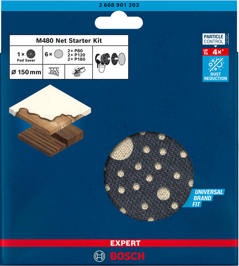 Bosch Set Of Sanding Papers M480+Saver,150mm,S