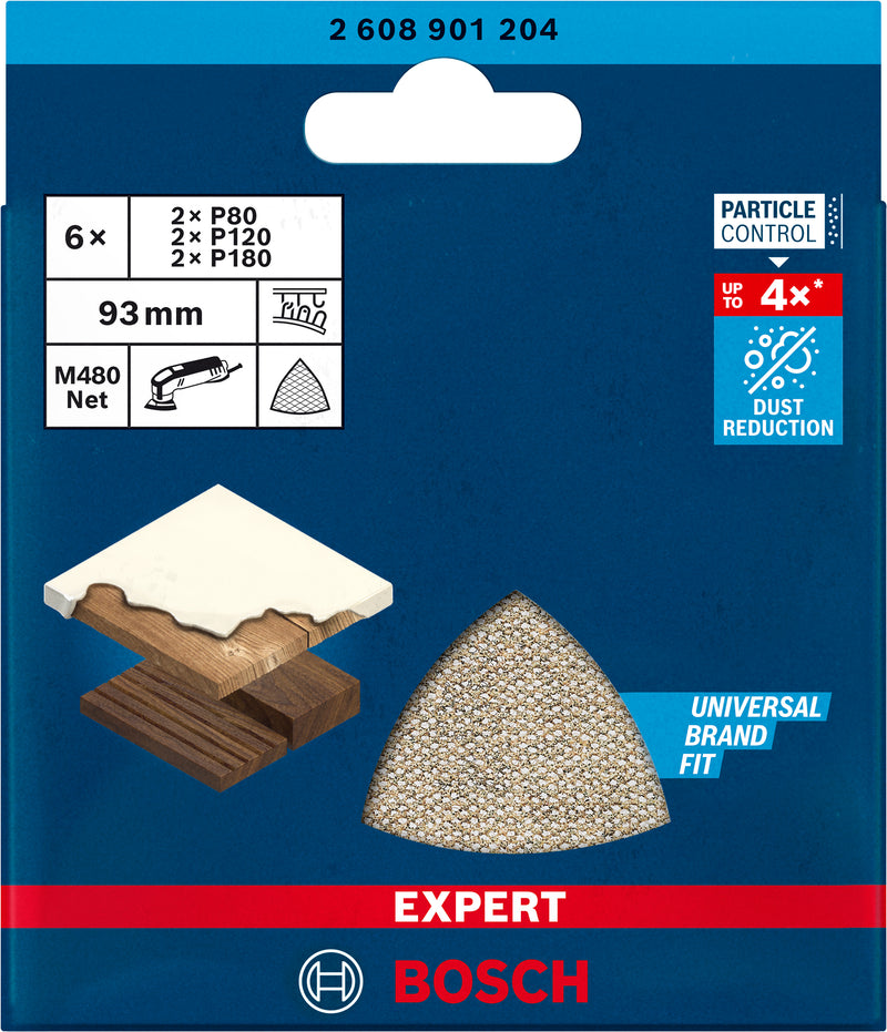 Bosch Set Of Sanding Papers M480,93x93mm,Set,6