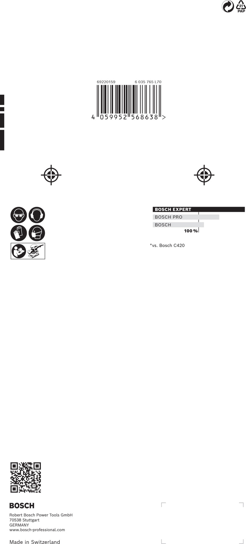 Bosch Set Of Sanding Papers M480,115x230,Set,1