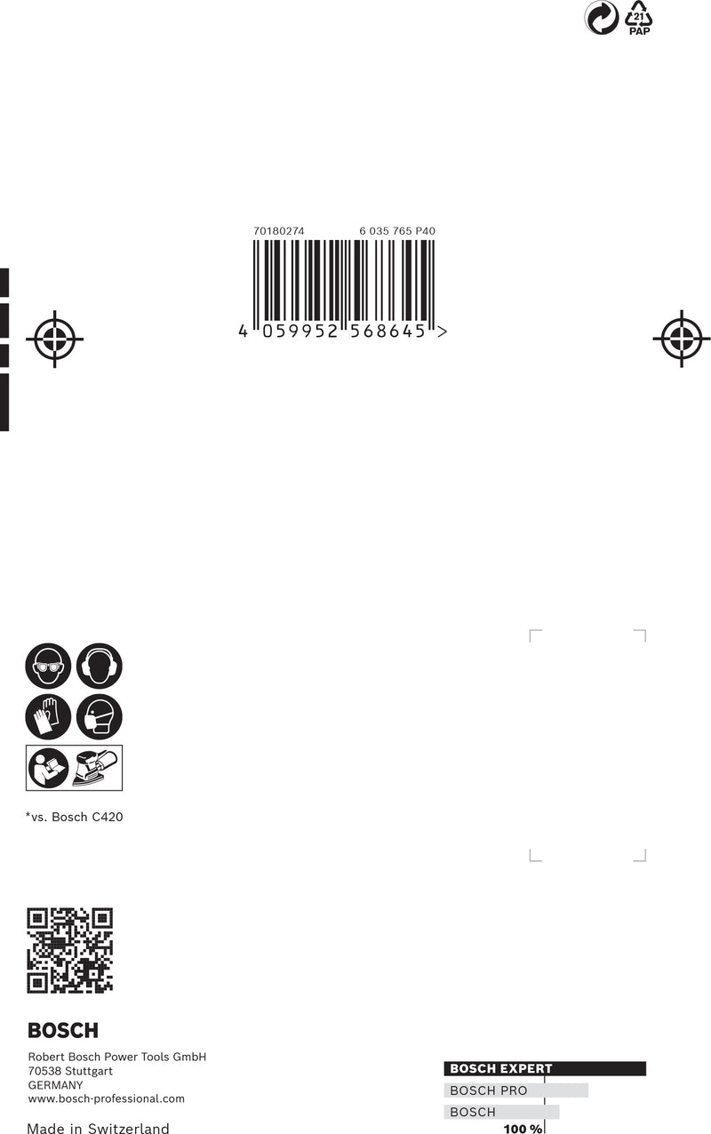 Bosch Set Of Sanding Papers M480,100x150,Set,1