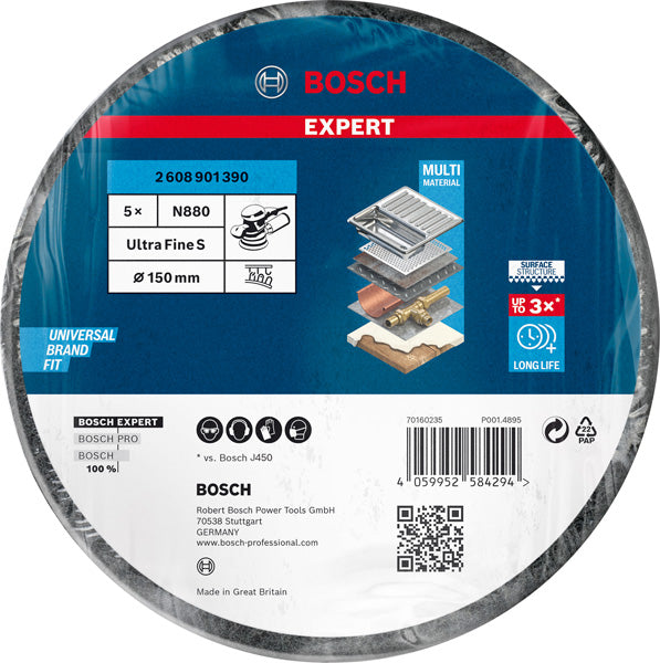 Bosch Fleece disk Ex_N880_150_UFS_5x
