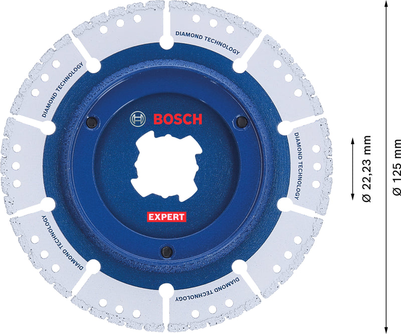Disco de corte de tubos Bosch EXPERT X-LOCK 125 mm