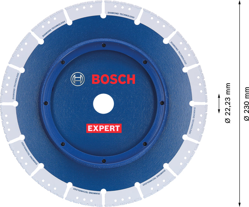 Disco de corte de tubos Bosch EXPERT 230 mm
