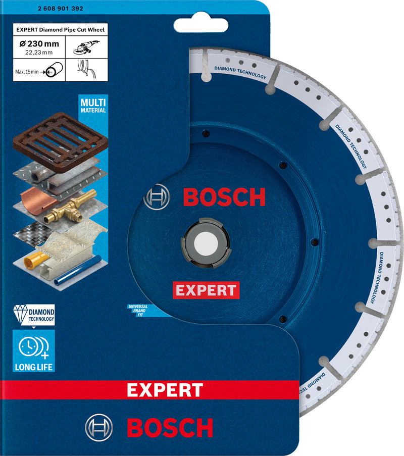 Disco de corte de tubos Bosch EXPERT 230 mm