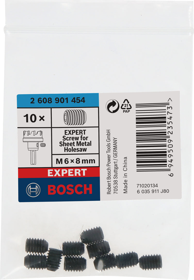 Parafuso de serra anular para chapa metálica Bosch EXPERT