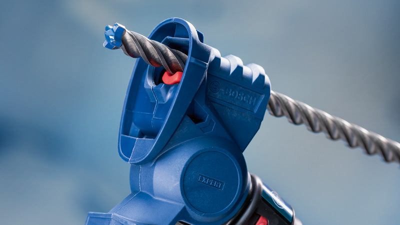 Adaptador de limpeza de pó Bosch EXPERT SDS para berbequim