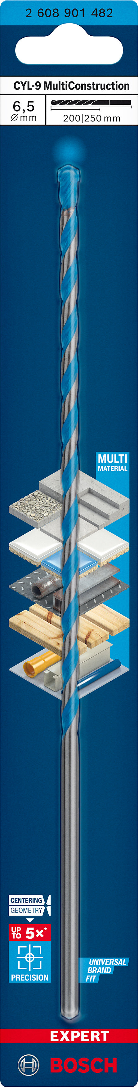 Broca de impacto Bosch Multic. CYL-9 6,5x200x2