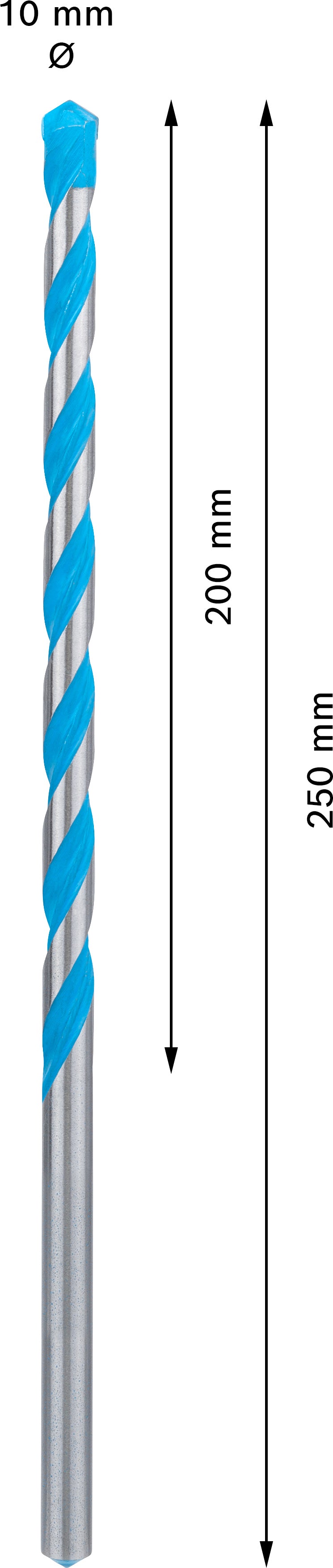 Broca de impacto Bosch Multic. CYL-9 10x200x25