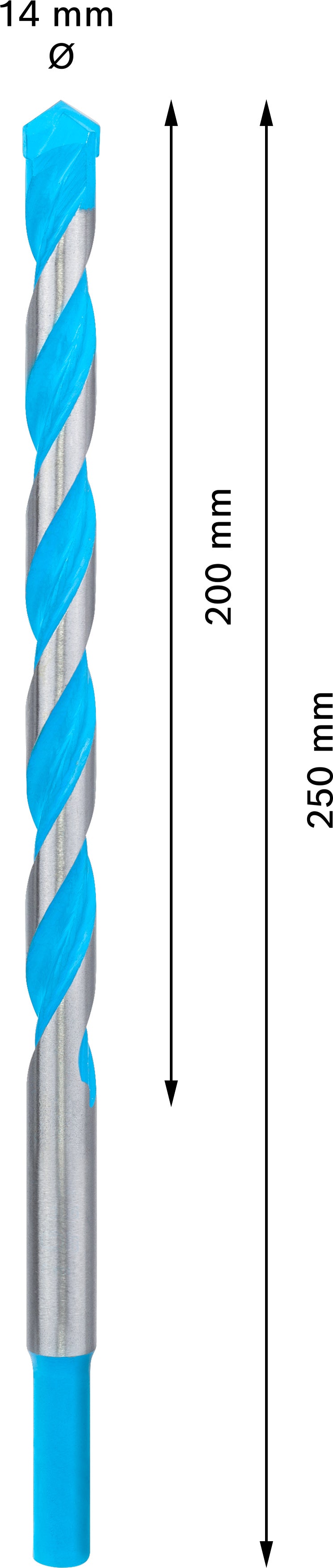 Broca de impacto Bosch Multic. CYL-9 14x200x25