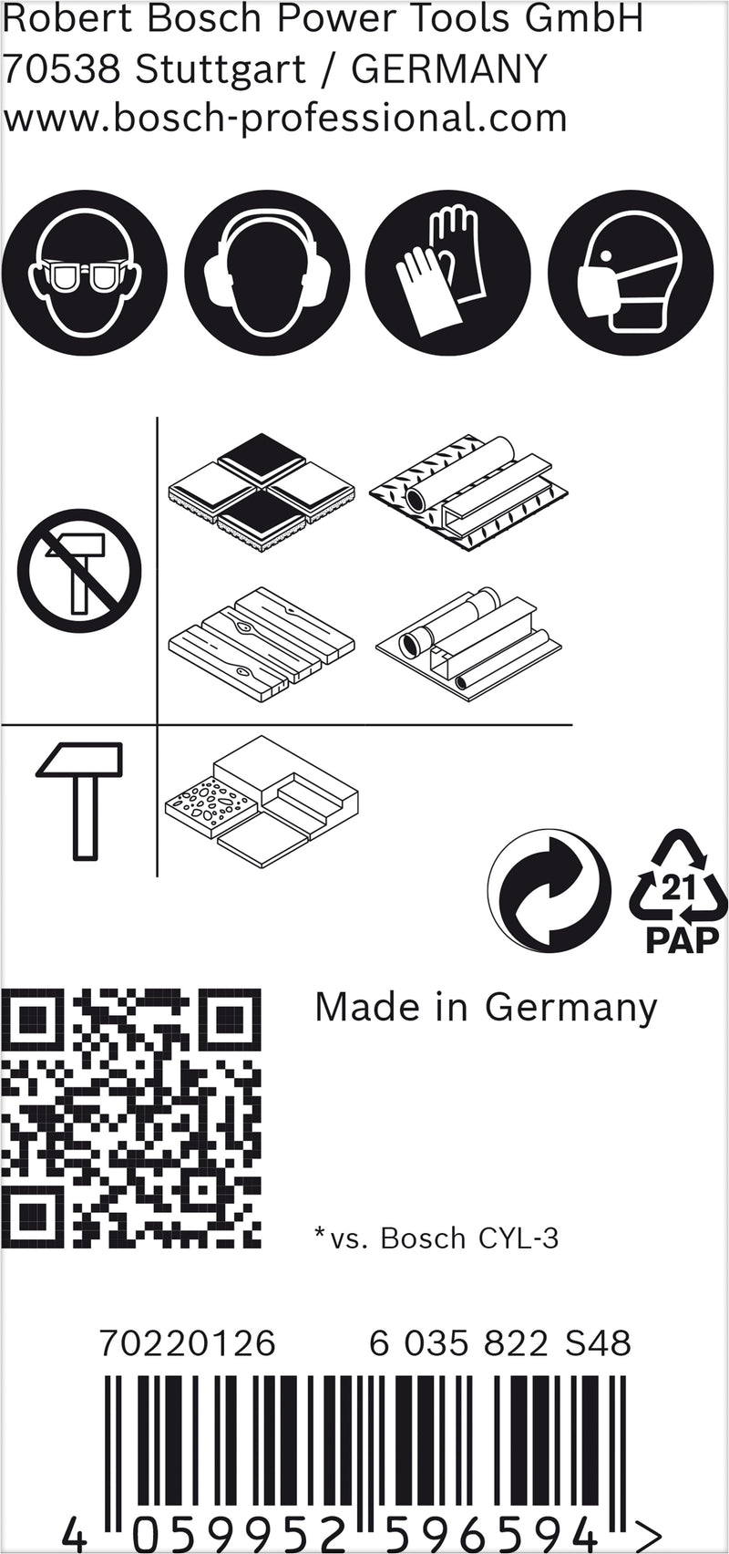 Broca de impacto Bosch Multic. CYL-9 16x150x20