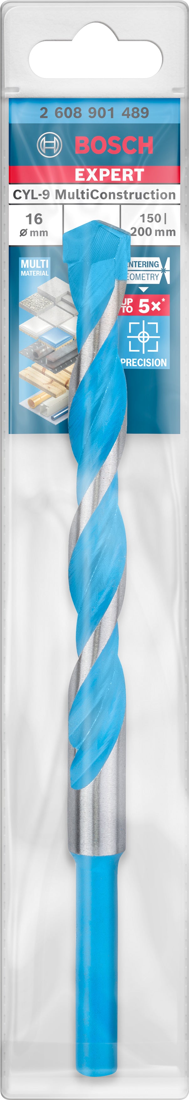 Broca de impacto Bosch Multic. CYL-9 16x150x20