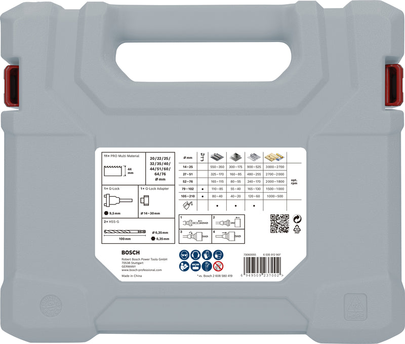 Conjunto de serras copo Bosch T MM B 15P