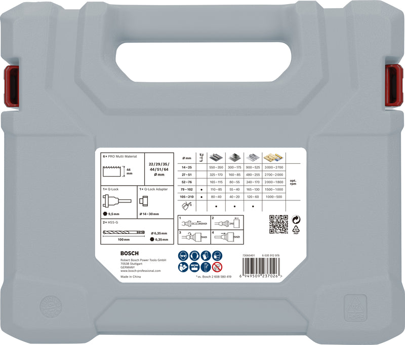 Bosch Hole Saw Set T MM B 10P Set