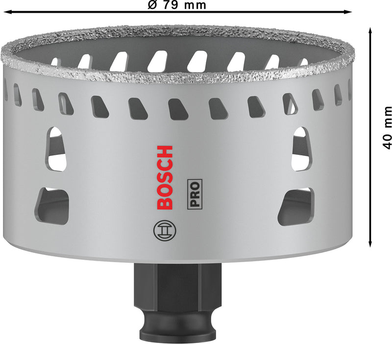 Sierra de corona Bosch P TI D 79 mm