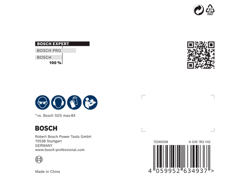 Conector Bosch EXPERT SDS Clean Max