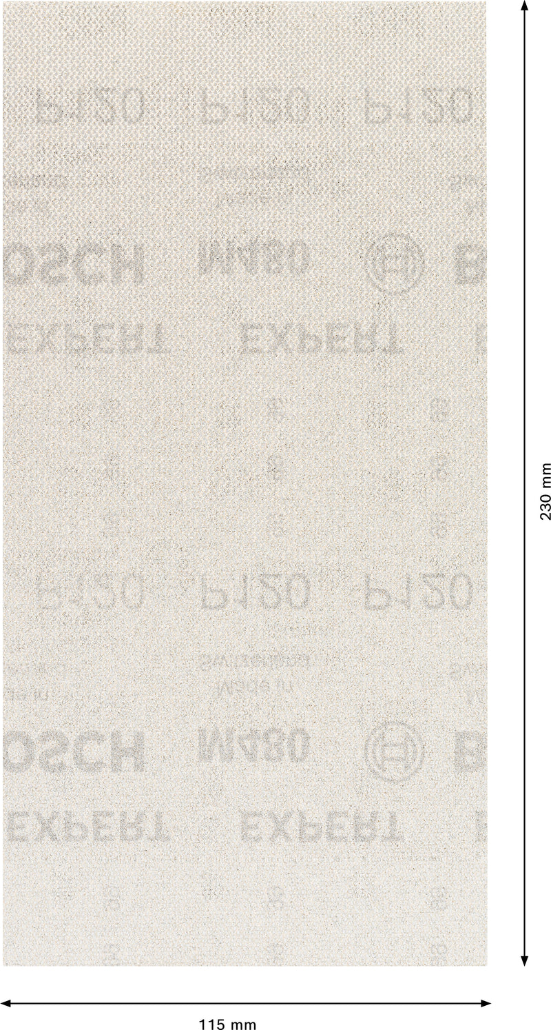 Bosch M480, 115x107mm, P120, 50x