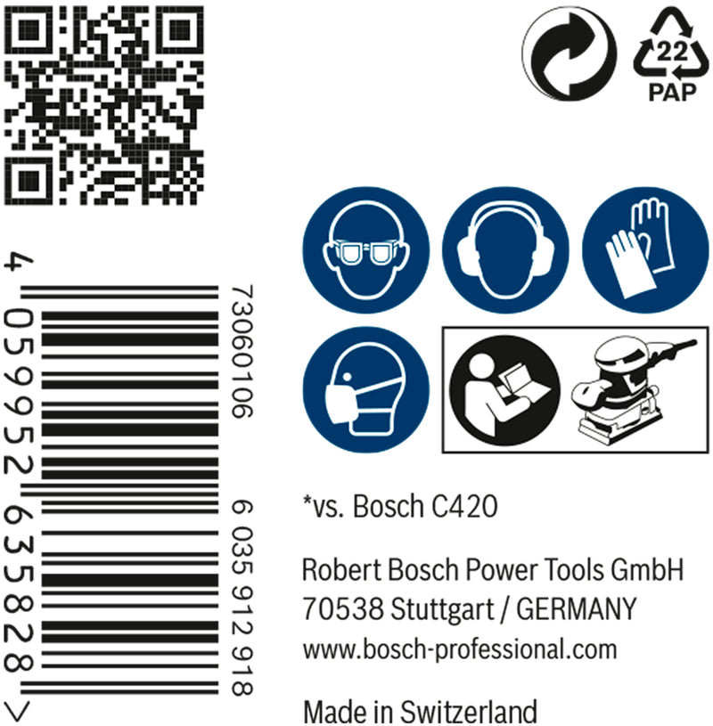 Bosch M480,80x133mm,P120,50x