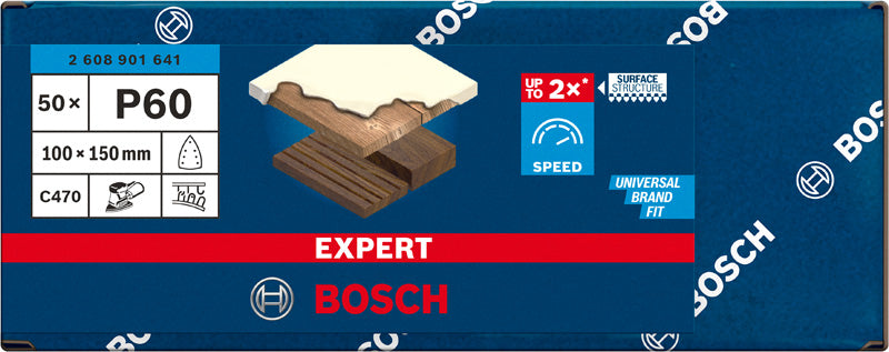 Bosch C470, 100x150mm, P60, 50x