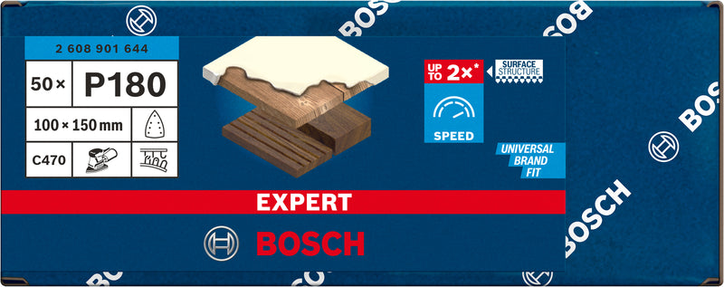 Bosch C470, 100x150mm, P180, 50x